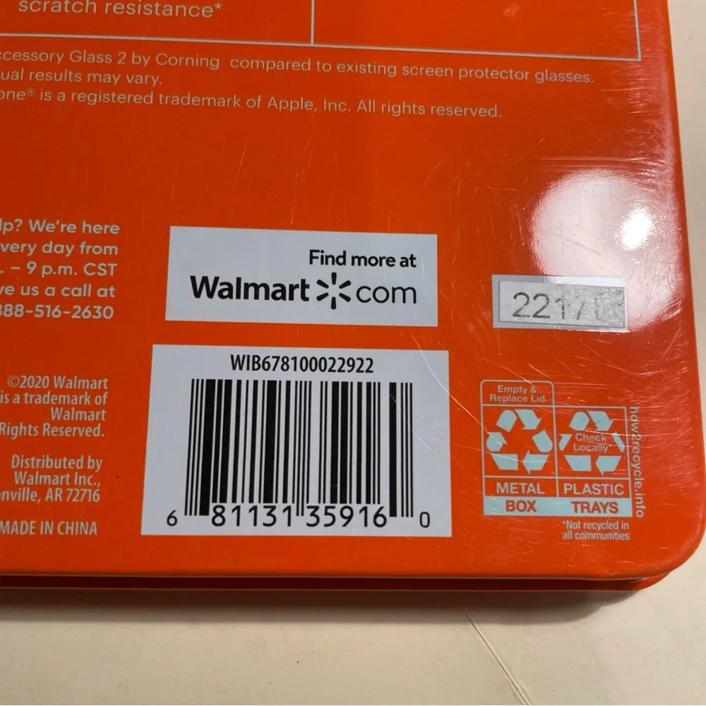 Onn Glass Screen Protector for iPhone 6/6s/7/8 SE 2020 new in package